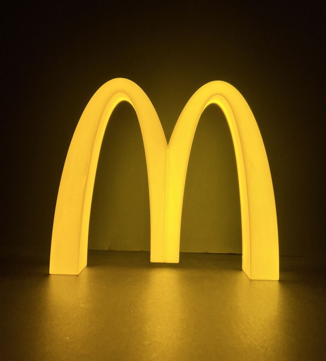 mcdonalds Insegna targa luminosa mc donald lighted sign Mc Donald's led  logo