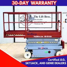 Refurbished Skyjack SJIII 3219 19' Electric Scissor Lift Aerial Lift Genie JLG