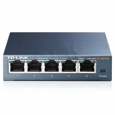 Коммутатор tp-link tl-sg105, 5 портов, до 1000mbit/s с автосогласованием (разъёмы rj-45) авто-mdi/мdix tl-sg105 (6935364021146)