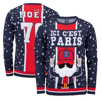 PSG Christmas Pullover Paris Saint-Germain Weihnachtspullover Ugly