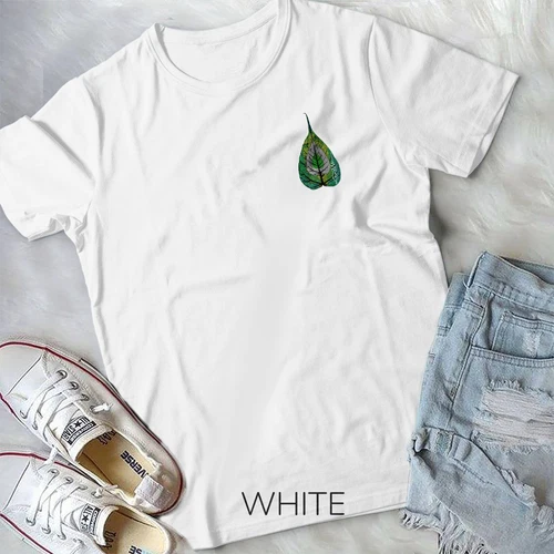 Buddha Meditation T-Shirt Bodhi Leaf Unalome Unisex T-shirt - Picture 1 of 2