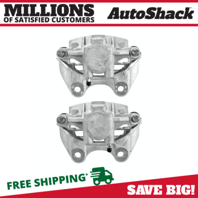 Rear Brake Calipers w/ Bracket Pair 2 for Chevy Silverado 1500 GMC Sierra 1500