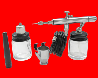 Airbrushpistole Lackierpistole Double Action Airbrush Pistole Komplette Zubehör