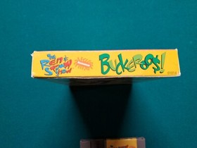 Ren & Stimpy Show Buckeroos NES Nintendo Box and Cart only -near mint +free case