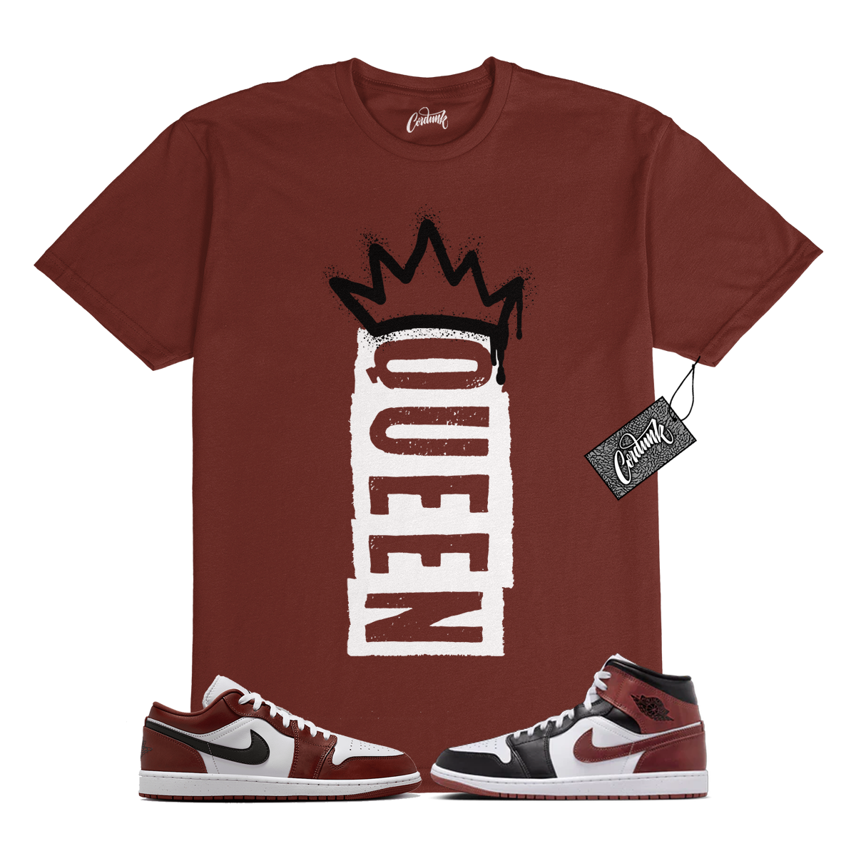 1 Maglietta Dark Pony Bianco Nero Match Q1