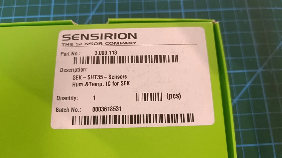 Sensirion SHT35 Digital Humidity Sensor SHT35 and SEK Entwicklungskit_0.2_5 - Bild 3 von 4
