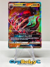 salazzle gx pokemon card value Salazzle GX (secret) Holo SM Burning Shadows 151/147 (custom | Proxy)