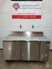 Nor-Lake UF182 60" 2-Door Worktop W/ BSP Freezer, Refurbished, Tested & Working!