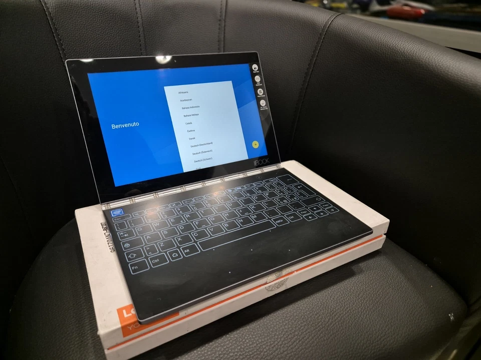 Lenovo Yoga Book YB1-X90L 64/4ram LTE Italian Layout Android Black Igo Primo - Bild 4 von 4