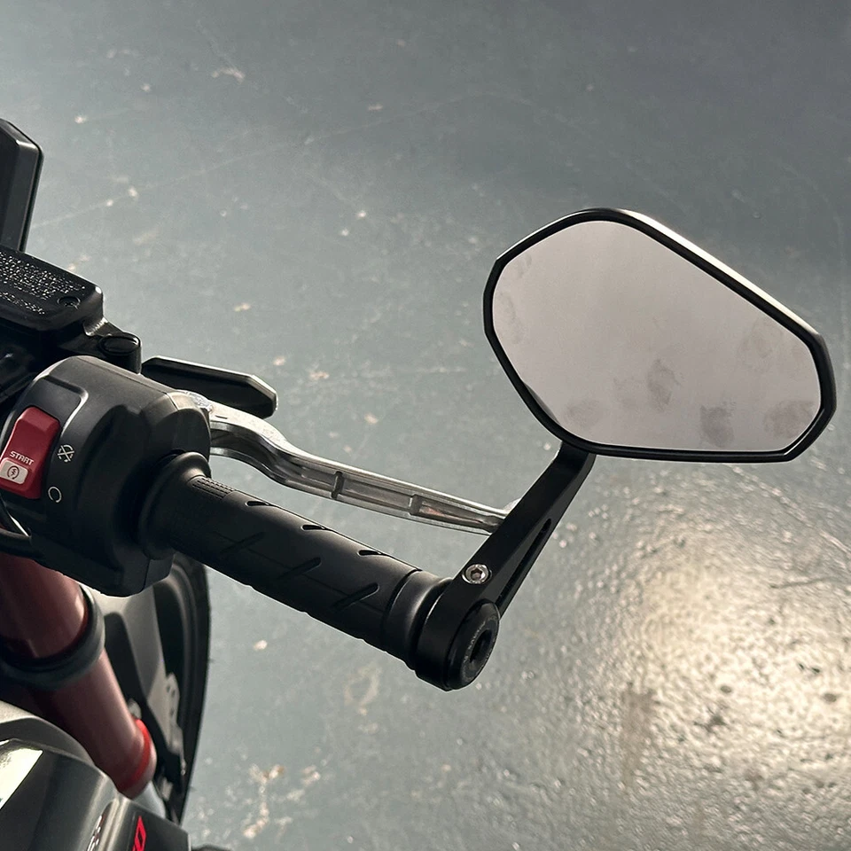 Espejo retrovisor lateral ajustable para HONDA CB750 Hornet CB500 Hornet CB1000R Foto 4 de 4