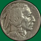 1928-D Buffalo Nickel Choice Very Fine VF+ Coin #41483