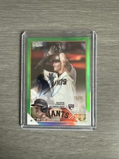 2023 Topps Chrome-Rookie Auto Bryce Johnson RA-BJ Green Refractor /99 (AU, RC)