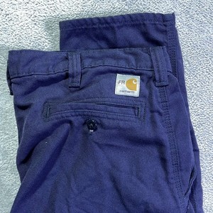 Carhartt Men's Flame Resist Arc Flash PPE Pants Navy Blue 32x32 NFPA 2112