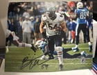 BRIAN URLACHER SIGNED 8x10 PHOTO COA Urlacher Hologram HOF Autograph BEARS