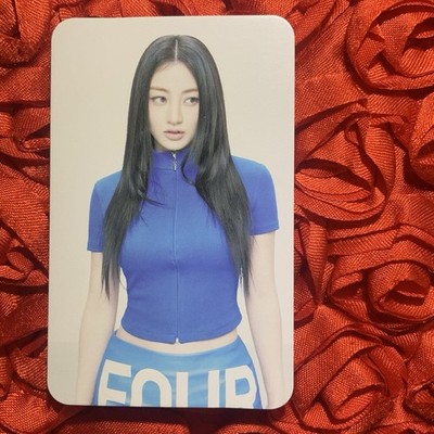 Jihyo TWICE THIS IS KPop Girl Photo Girl Goddess Card Babe Blue