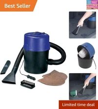 Portable 12-Volt Wet/Dry Canister Vacuum - Perfect for Car Cleaning Needs