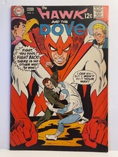 Hawk and Dove #2 1968 FN- Off-White Pages