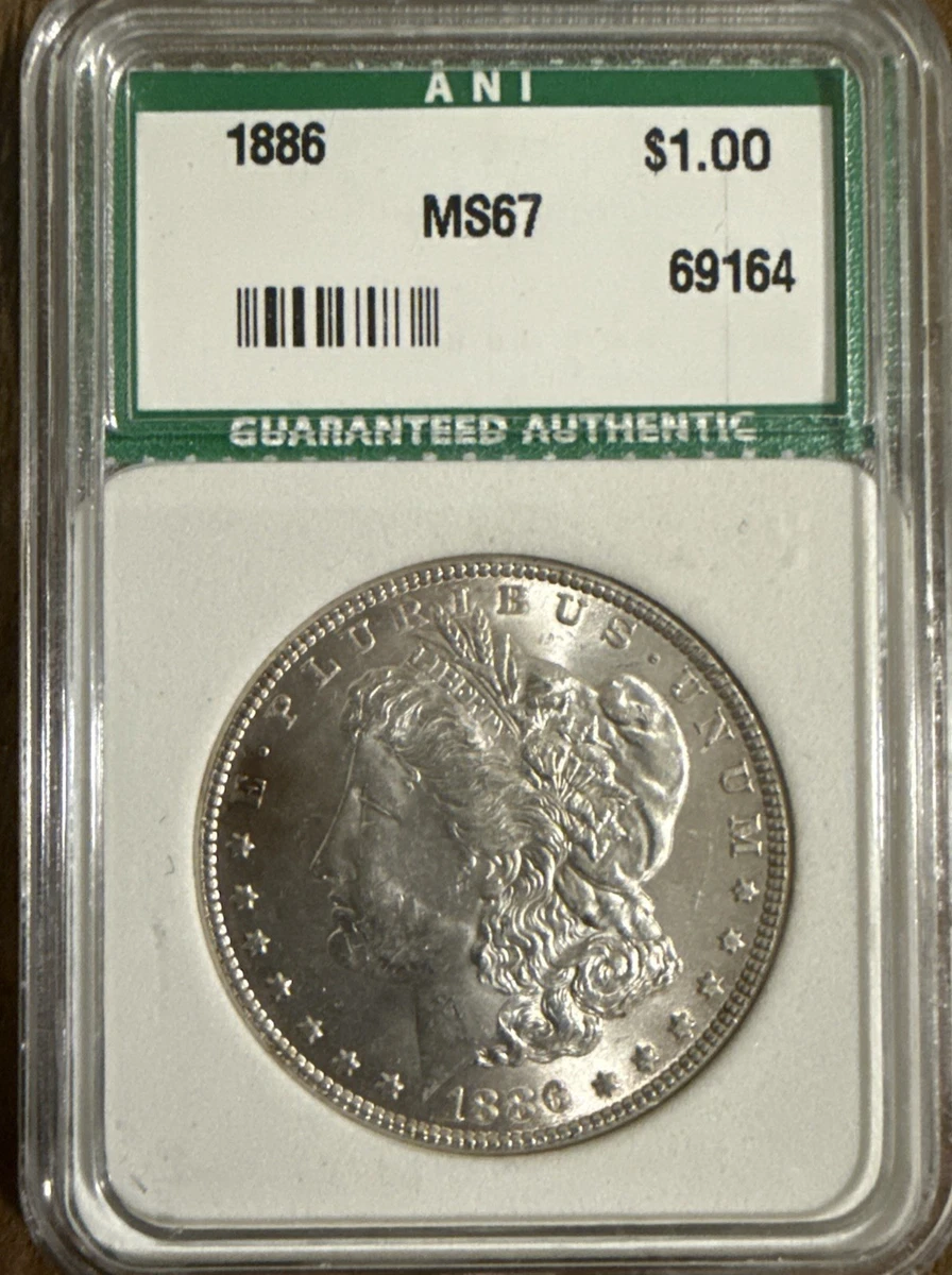 U.S. Mint Silver 1886 Year Morgan US Dollars (1878-1921) for sale