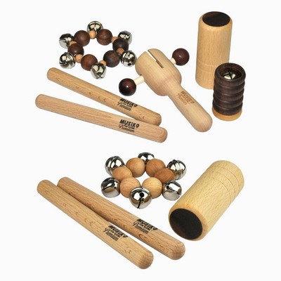 Voggenreiter Musik Für Kleine Premium Percussion Set 10-tlg. Klangstäbe Shaker