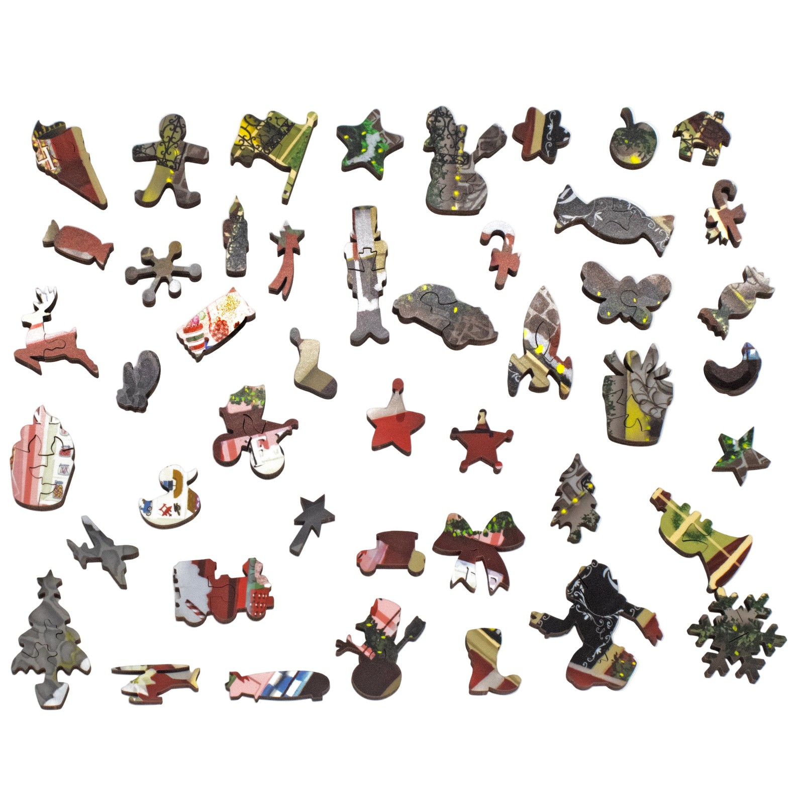 The Christmas Shoppe (482 Piece Wooden Jigsaw Puzzle)