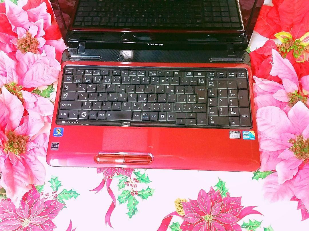 Toshiba ノートPC Intel Core i5 8GB RAM 赤 TOSHIBA 極美品 艶レッド ノートパソコン | 【 PCパートナー