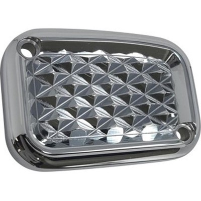 Covingtons Customs Chrome Diamondback Master Cylinder Clutch Cover - C3068-C