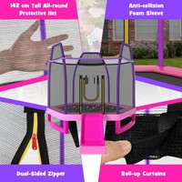 7FT Kids Trampoline with Slide