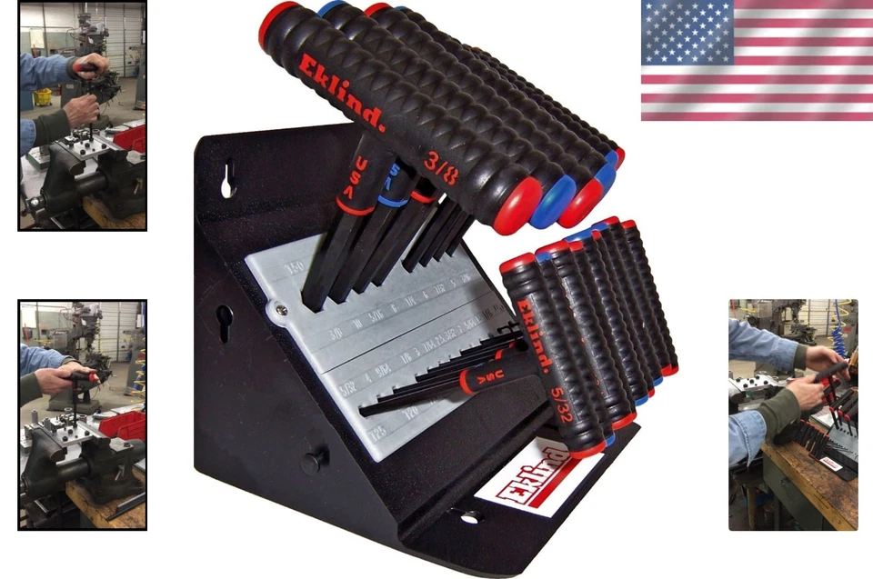 Durable EKLIND T-Handle Hex Keys - 6in Inch & MM Combo with Rust Resistance - Image 2 of 4