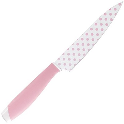 Soft Grip Petty Knife, Dot Pink, 30323