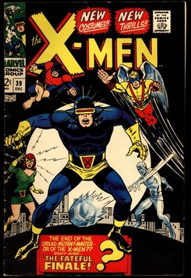 X-Men #39 Marvel 1967 (FN) Cyclops Origin - New Costumes L@@K!