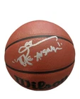 Allen Iverson Signed Spalding NBA Basketball Beckett BAS w/ Insc The Answer