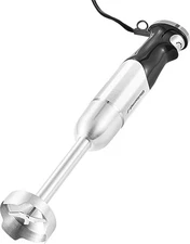 Elite Gourmet 500 Watt Stainless Steel Immersion Hand Blender with Turbo