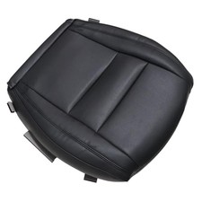Black Driver Side Bottom Perforated Leather Seat Cover Black Perforated