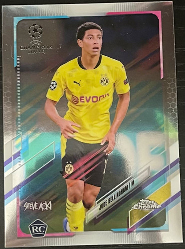 Topps Chrome X Steve Aoki UCL 2020-21 - Jude Bellingham RC #68 Dortmund