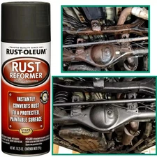 Rust-Oleum Stops Rust Converter Rust Reformer Spray Flat Black Finish 10.25 oz