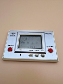 Vintage 1980 Nintendo Game & Watch Vermin MT-03 Silver Series Grade B Japan