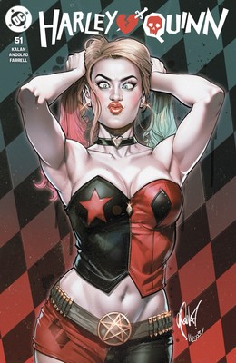   HARLEY QUINN #51 CEDRIC POULAT 616 Trade Dress Variant A LTD 3000