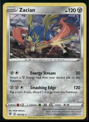 Zacian 139/192 Cracked Ice Holo (Rebel Clash Deck Exclusive)