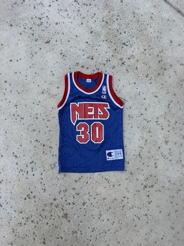 Vintage Rare Champion Kerry Kittles New Jersey Nets #30 Jersey Boys Size 6-8S