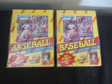 2 Box Lot 1991 Donruss Series 1 36 Pack Boxes ....Elites? 