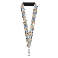 Dr. Stone Lanyard, Dr Stone Senku Ishigami Expression Blocks Blues, (Us Import)