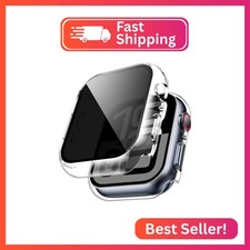 Miimall 2 Pack Privacy Case for Apple Watch Series 11/10 42mm Case with Screen