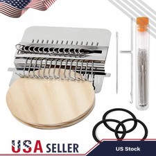 10 Hook Loom Knitting Kit Patch Kit Weaving Loom Portable Patch Darning Loom Kit