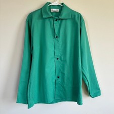 Westex Proban FR-7A Flame-Resistant Shirt Men's Size L Jacket Green Snap-Button