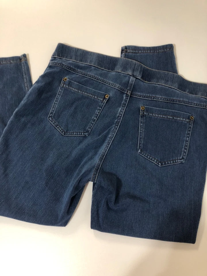 Pantalones de mezclilla elásticos para mujer talla L Foto 2 de 4