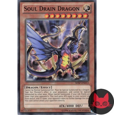 Yugioh Soul Drain Dragon SHSP-EN013 Common NM