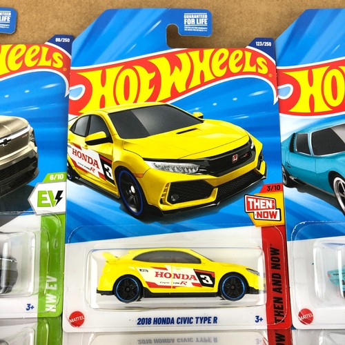 2025 Hot Wheels DOLLAR TREE EXCLUSIVES Lamborghini Honda Civic Type R Silverado - Picture 3 of 4