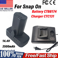 For Snap on 14.4V CTB8174 Battery CTC131 Charger CTB8172 CTC722 CTC772A Li-Ion