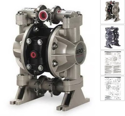ONE New ARO Double Diaphragm Pump 66605J-388 for Air Operated Air Compressor