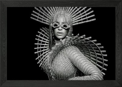 Beyonce in Rhinestone Costume Framed Wall Art Poster Print Picture
